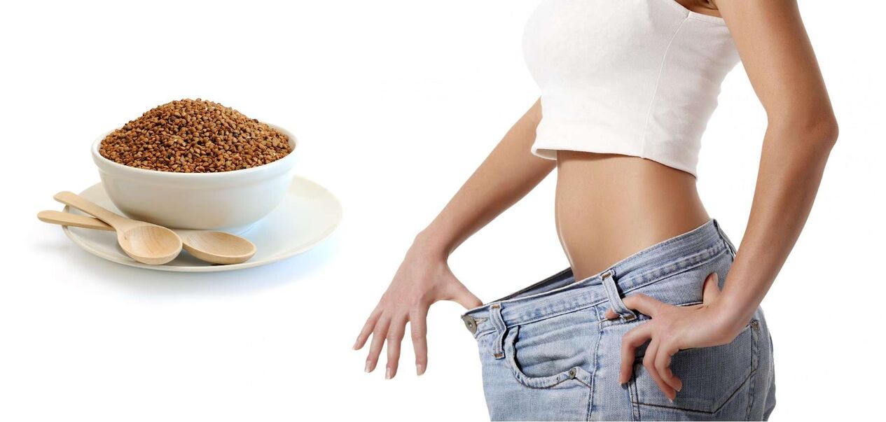 The buckwheat diet helps to lose weight quickly