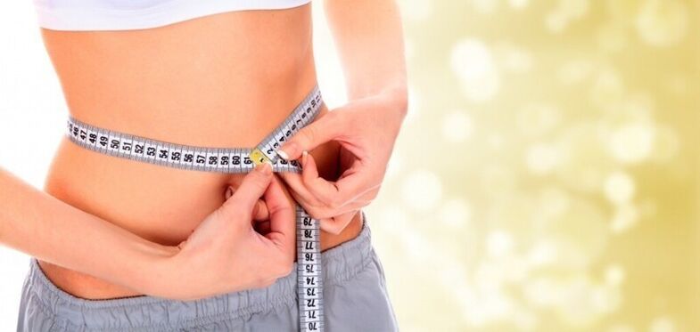 Waist circumference when losing weight