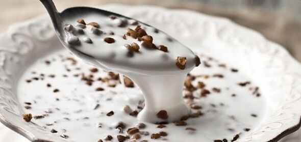 Buckwheat diet with kefir