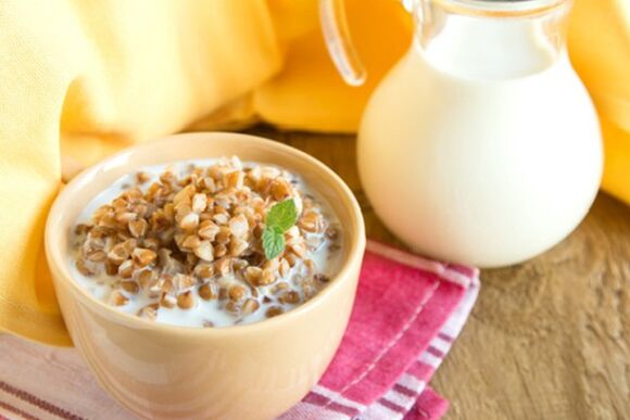 Buckwheat with kefir