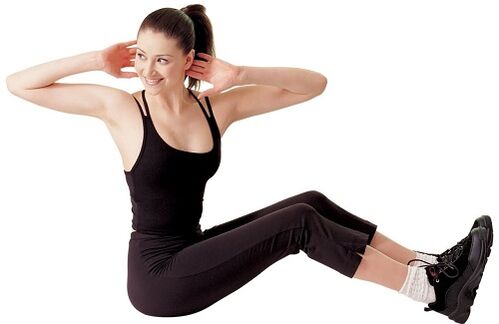 Exercises for losing weight on the sides and stomach